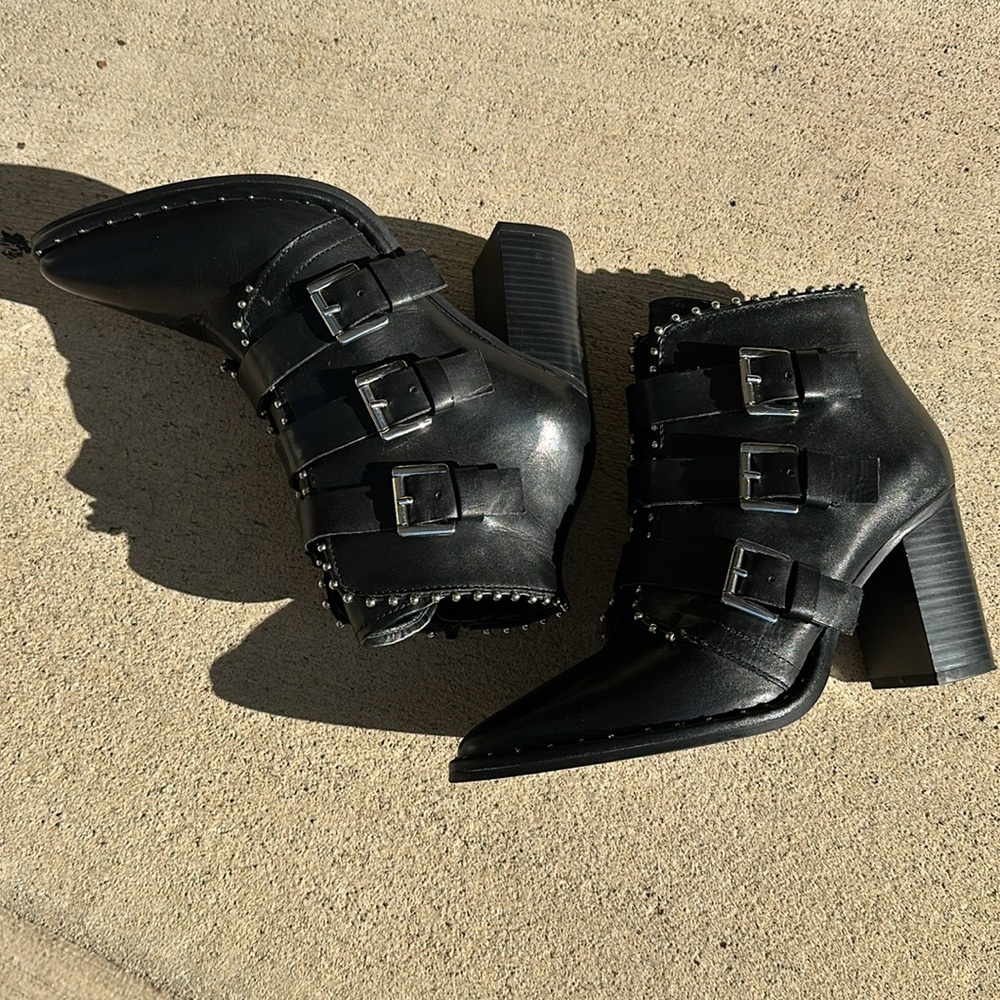Steve Madden Humble Studded Booties - Picture 3 of 7